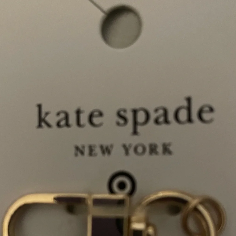 Kate Spade Green and Blue Heart Coin Purse New Purse Charm Kate Spade x Target